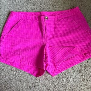 Lilly Pulitzer Pink Textured Shorts